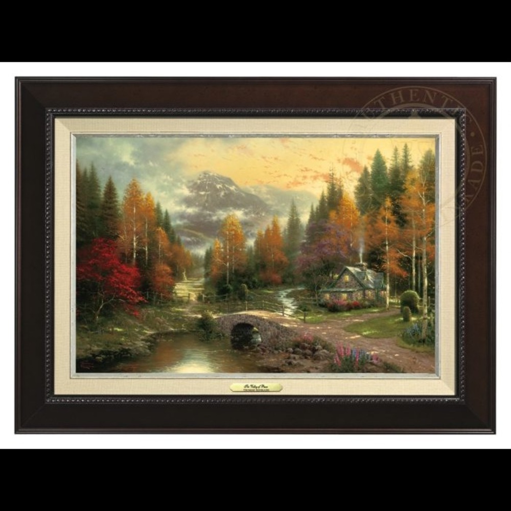 Thomas Kinkade OilPainting, THE VALLEY OF PIECE